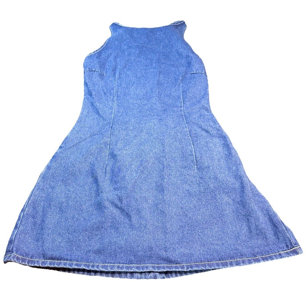 Women's Denim Backless Dress‎ Size Medium